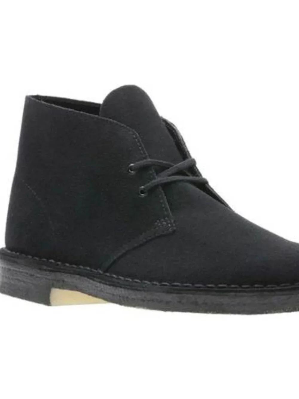 Clarks Suede Desert Boots Black